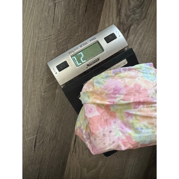 For Love & Lemons Kenney Floral Cotton Lounge Shorts Pastel Watercolor Print XS - Picture 5 of 11